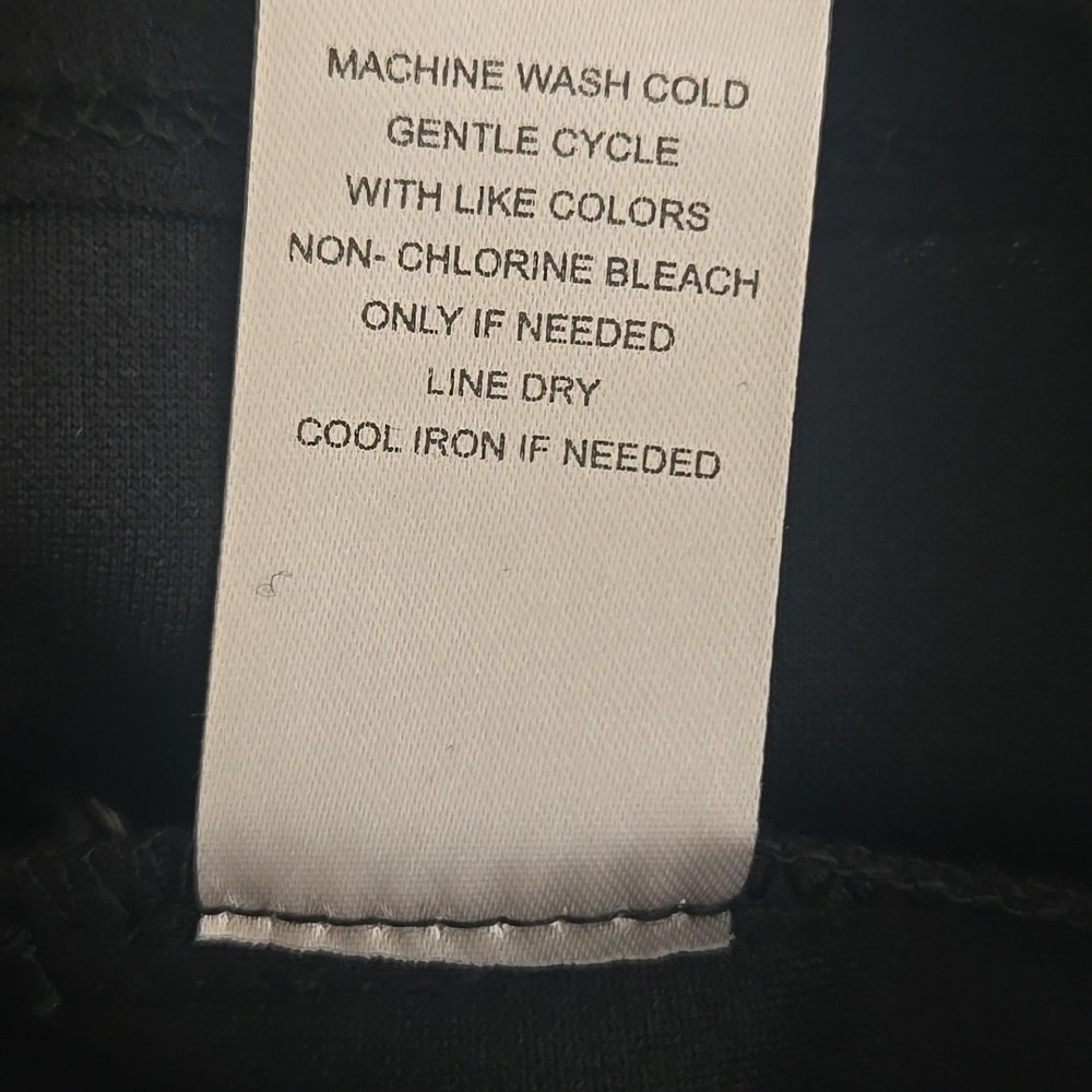 Fortune & Ivy Marina Black Scallop Detail Mini Dress Sleeveless High Neck Small - Picture 9 of 9